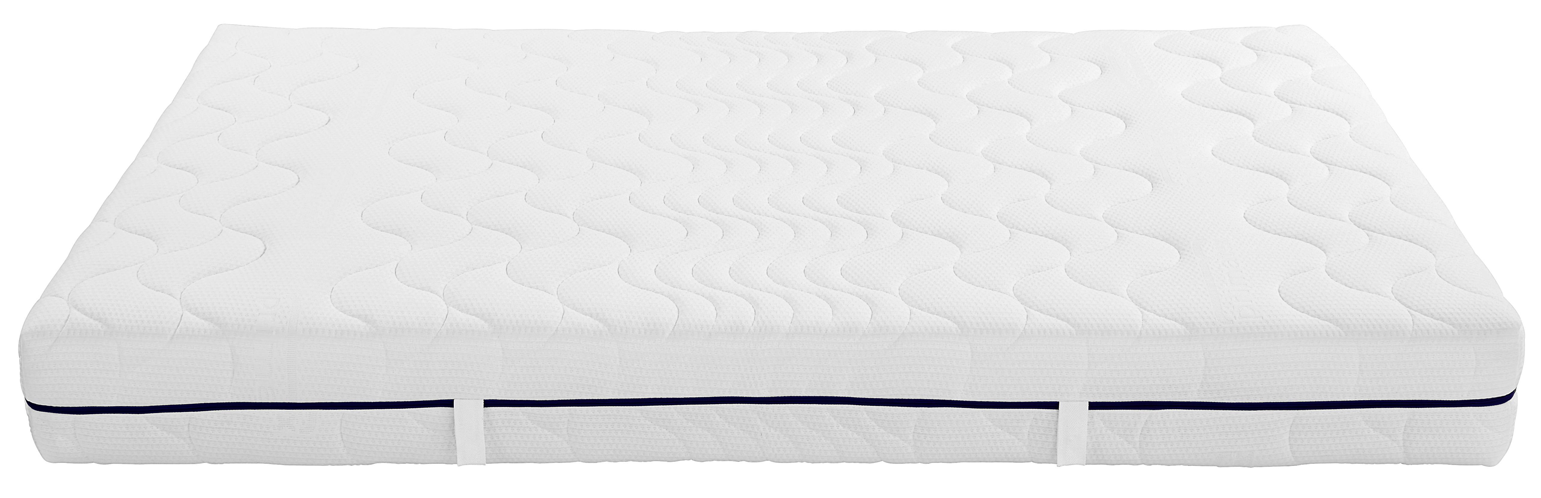 Komfortschaummatratze Ergo Duo 140x200 cm H3 H: 22 cm - Weiß, Textil (140/200cm) - Primatex