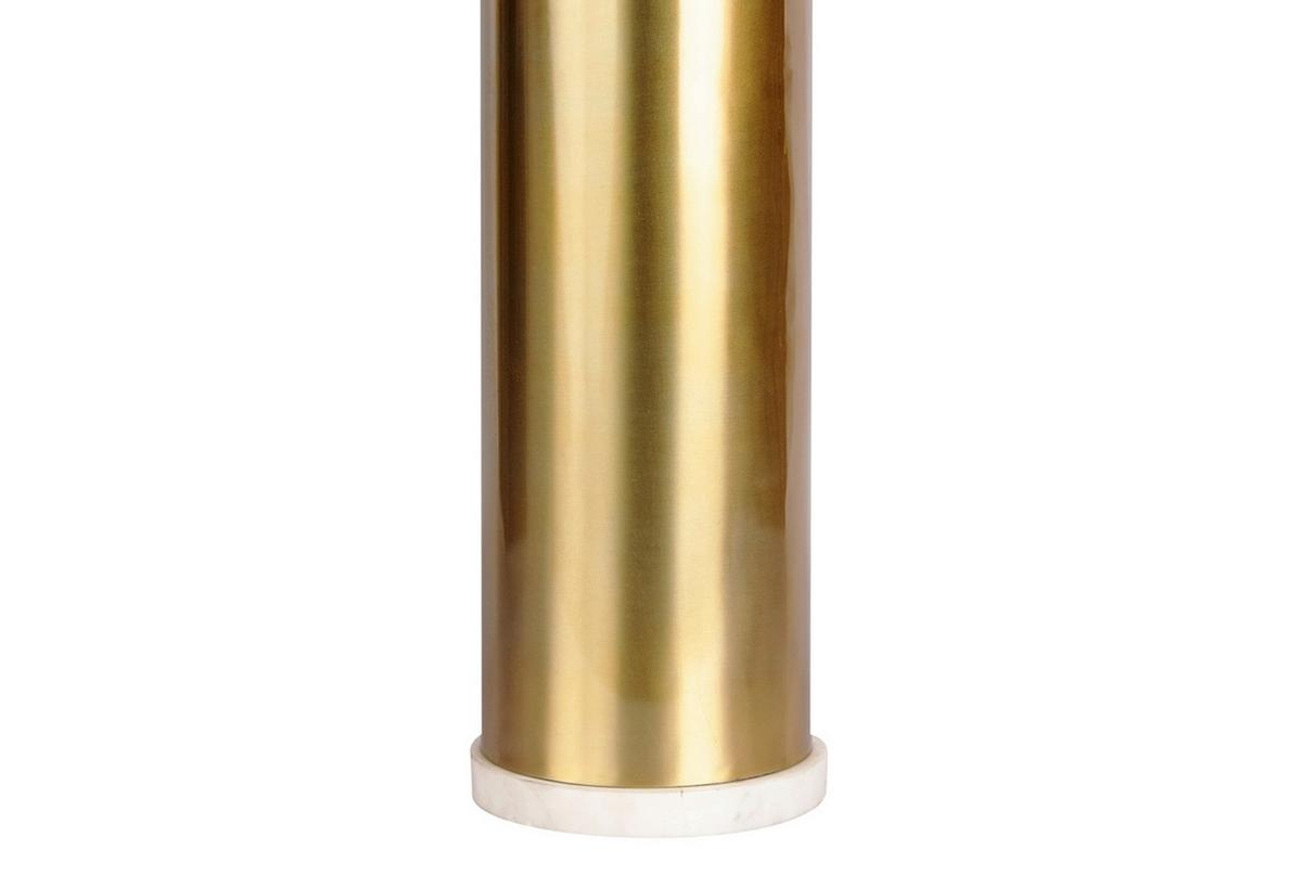 Kerzenhalter Shanti Goldfarben, D: 16 Cm - Goldfarben, Trend, Glas/Stein (16/72,5/72.5cm) - Kayoom