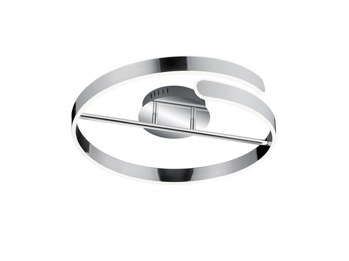 LED-Deckenleuchte R67071106 Parma - Chromfarben, Design, Metall (50/13,5cm)