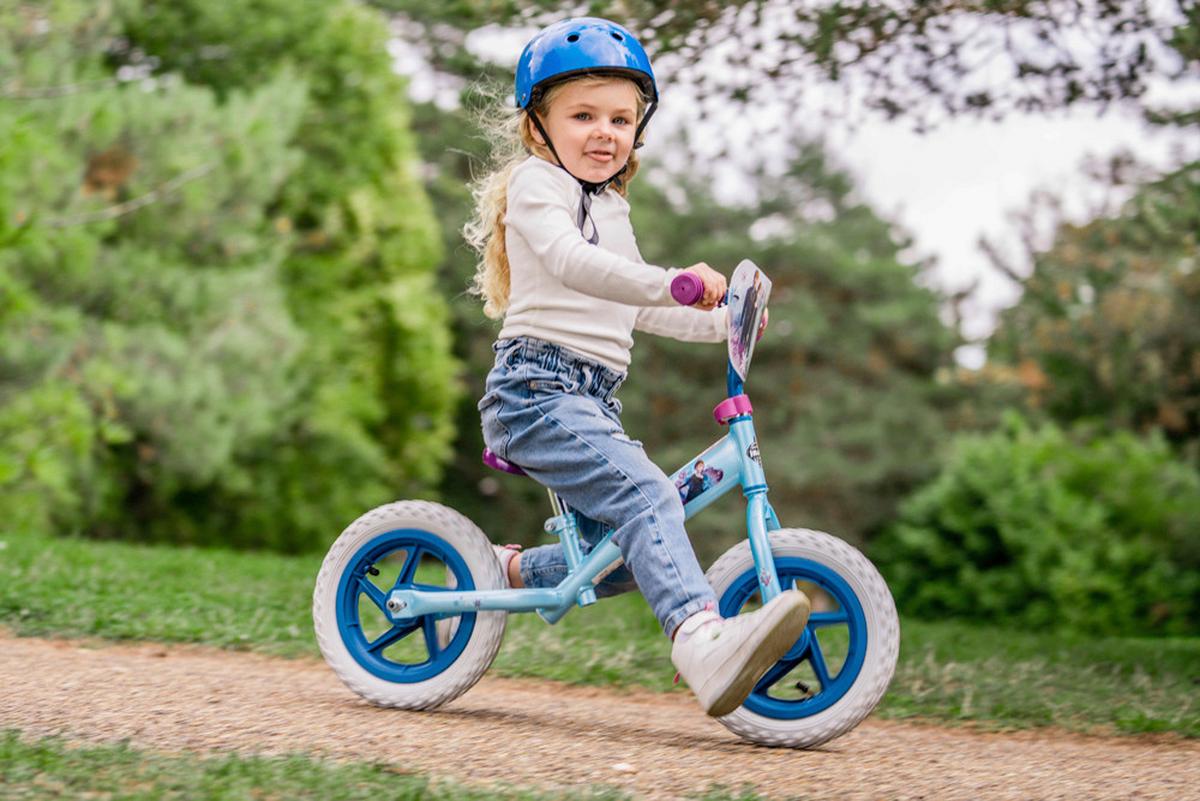 Laufrad Huffy Disney Frozen 12 Zoll, Hellblau Ab 1,5 Jahren - Hellblau, Basics, Metall (44/87/64cm)