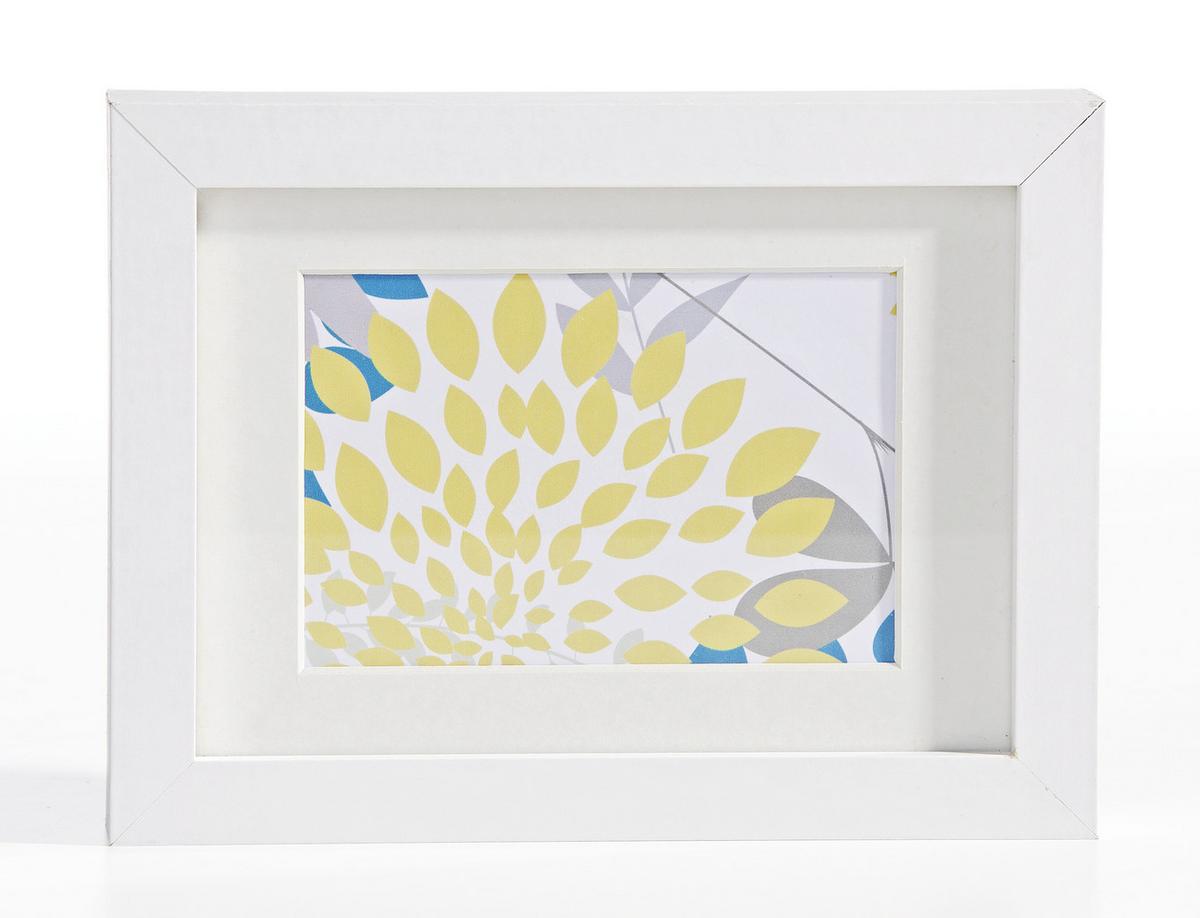 RÁM NA OBRAZY GITTA 13x18 cm - bílá, Moderní, kompozitní dřevo/sklo (13/18cm) - Modern Living