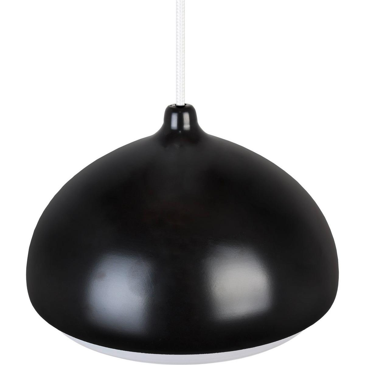 Hängeleuchte 8550239 Acorn II - Schwarz/Weiß, Design, Holz (22,5/90-140cm)