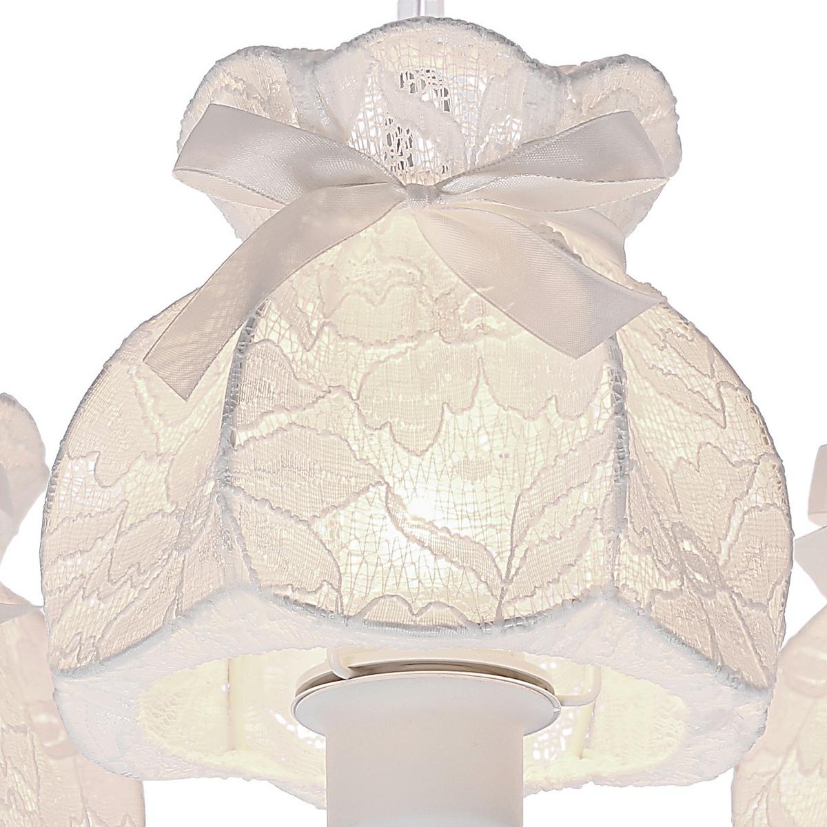 Pendelleuchte 33-36889 Rossini - Weiß, KONVENTIONELL, Textil/Metall (53/53/82cm)