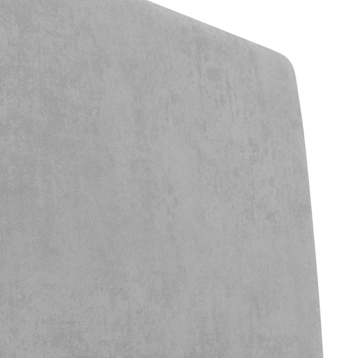 Čalouněná postel JOSEF 160x200 cm, šedá - šedá/černá, Moderní, kov/dřevo (160/200cm) - Bessagi Home