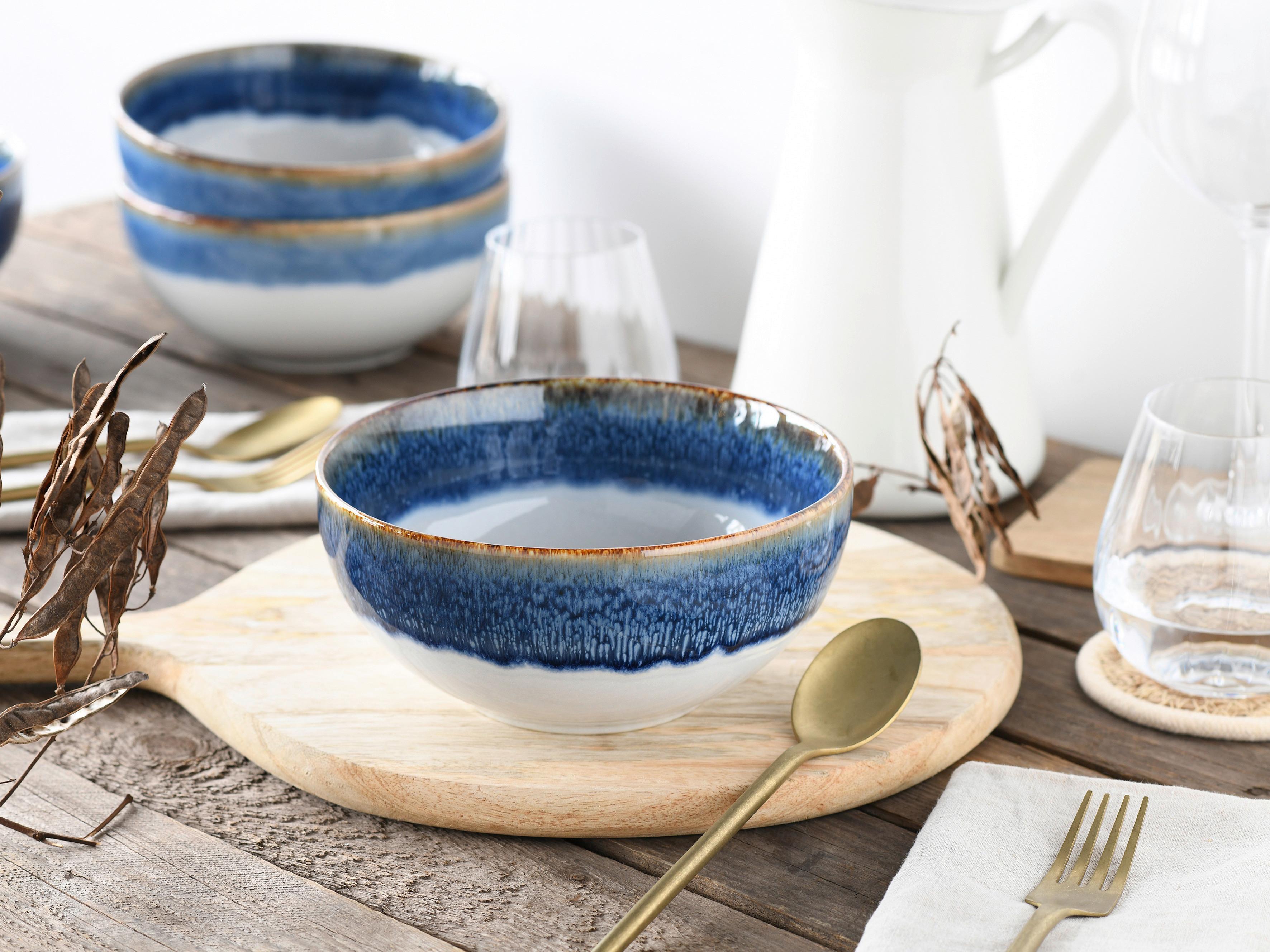 Schüsselset Cascade Steinzeug 4-Teilig - Design, Keramik - Creatable