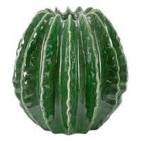 Vase Cactus Ball Pot Grün B: 23,5 cm - Grün, Basics, Keramik (23,5/24,5/23,5cm)