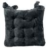 Sitzkissen Marlies - Dunkelgrau, MODERN, Textil (38/38/4cm) - Luca Bessoni