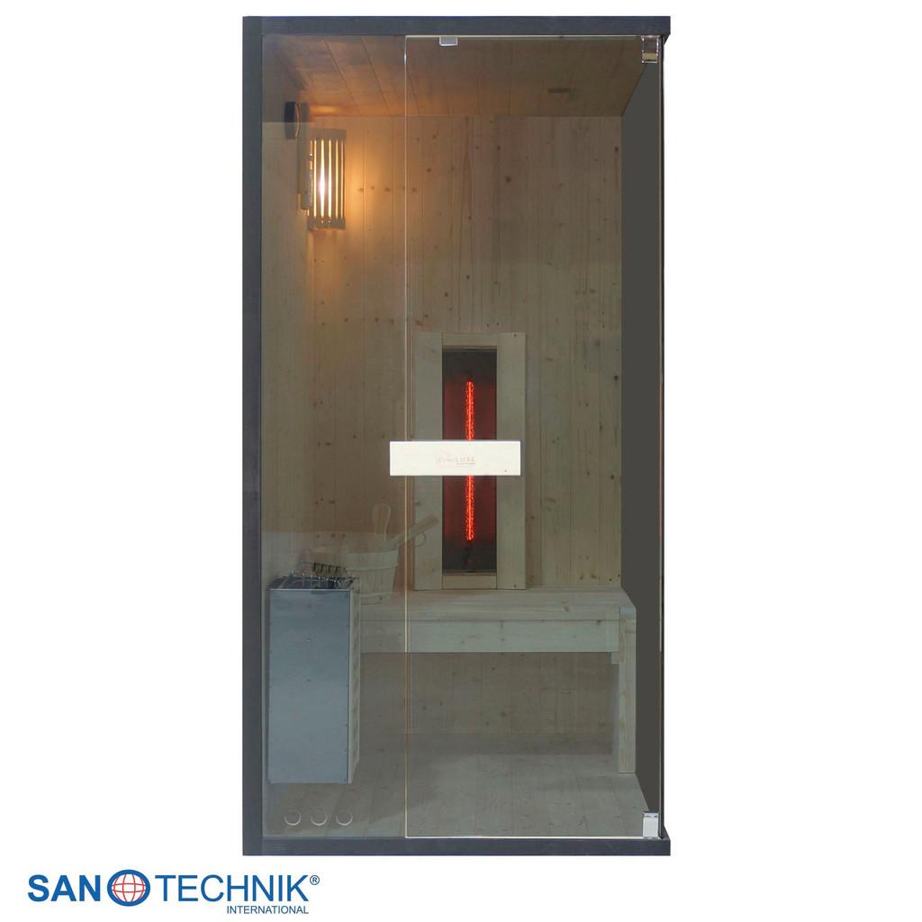 Sauna+Infrarotkabine GLACIER S geeignet für 1 Person