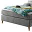 Boxspringbett mit Topper 140x200cm Missouri, Hellgrau - Hellgrau/Kieferfarben, KONVENTIONELL, Holzwerkstoff/Textil (140/200cm) - Carryhome Boxspringbett mit Topper 140x200cm Missouri, Hellgrau - Hellgrau/Kieferfarben, KONVENTIONELL, Holzwerkstoff/Textil (140/200cm) - Carryhome