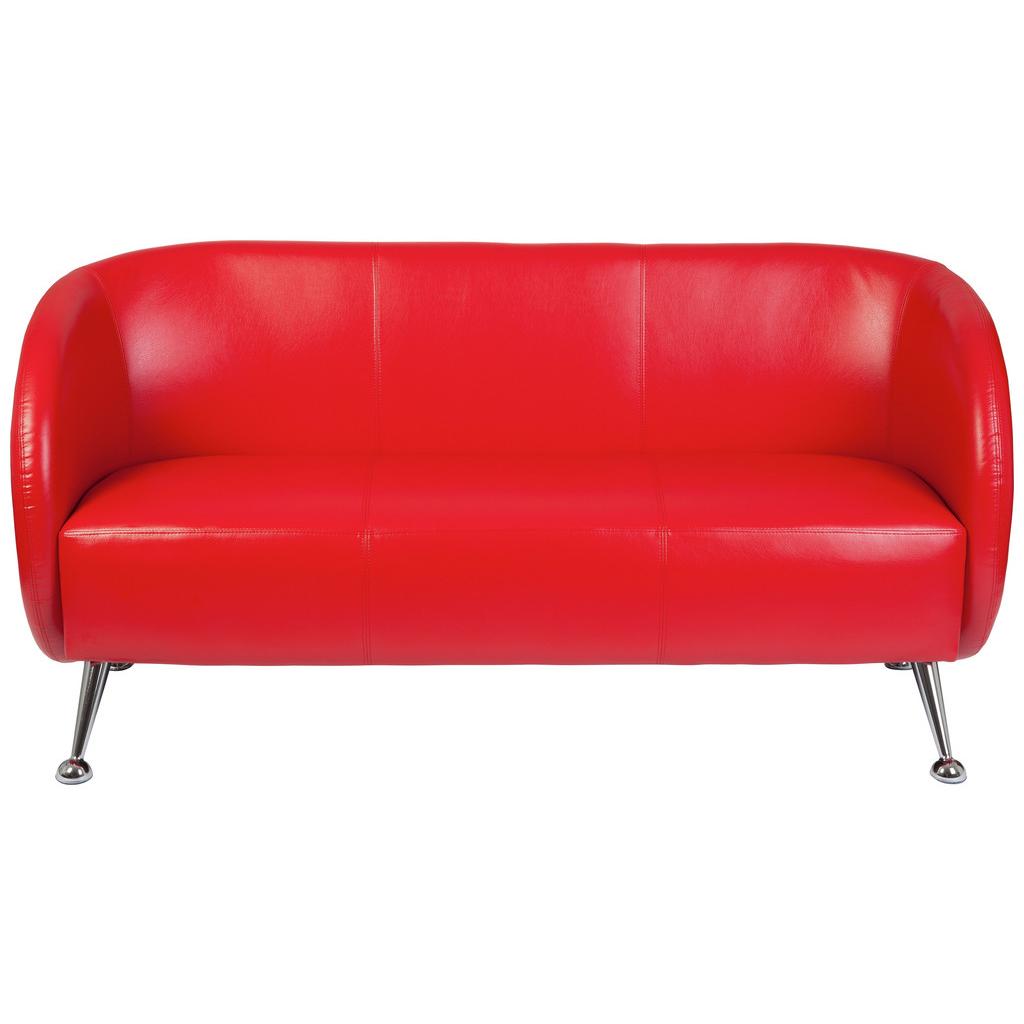 3-Sitzer-Sofa St. Lucia Rot