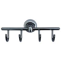 Fali Négyes Akasztó Gongher - krómszínű, Konventionell, fém