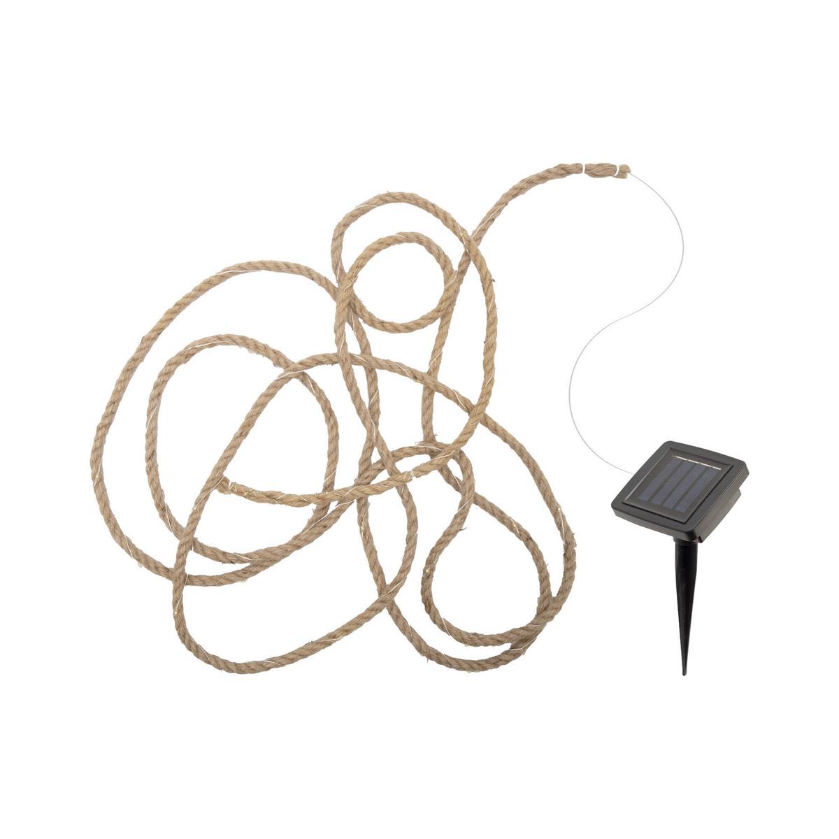 Napelemes Fényfüzér Kötélen Kb. 5m - Basics (5000ml)