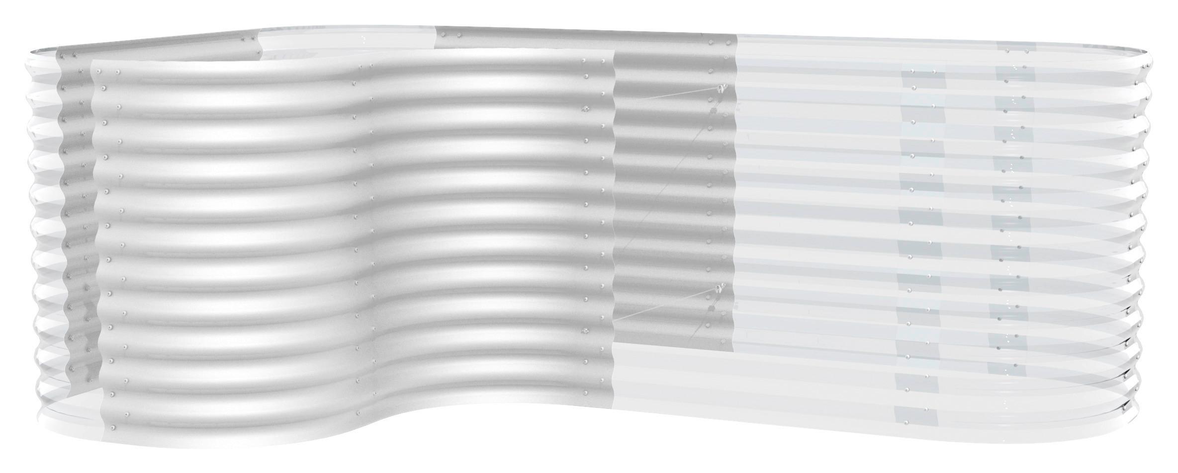 Hochbeet-Erweiterung Vita 858 80x85,8x80 cm Alufarben - Alufarben, Basics, Metall (80/85,8/80cm)