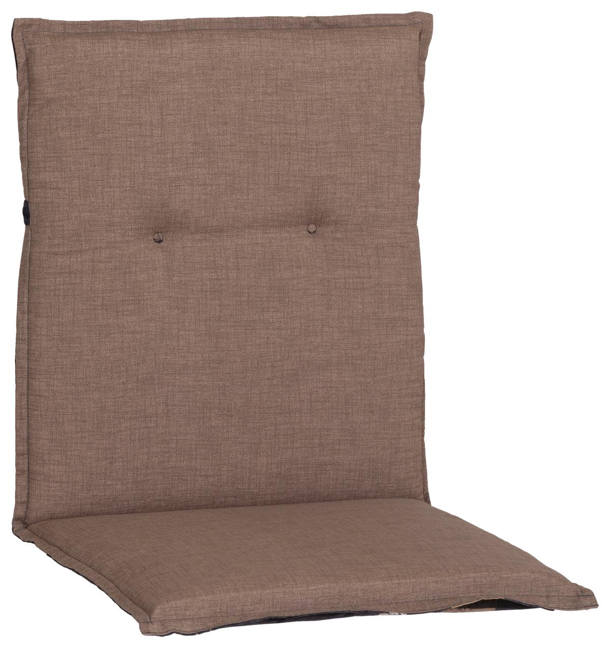 Sesselauflage Niederlehner Grau/Beige - Taupe/Grau, Basics, Textil (100/48/5cm)