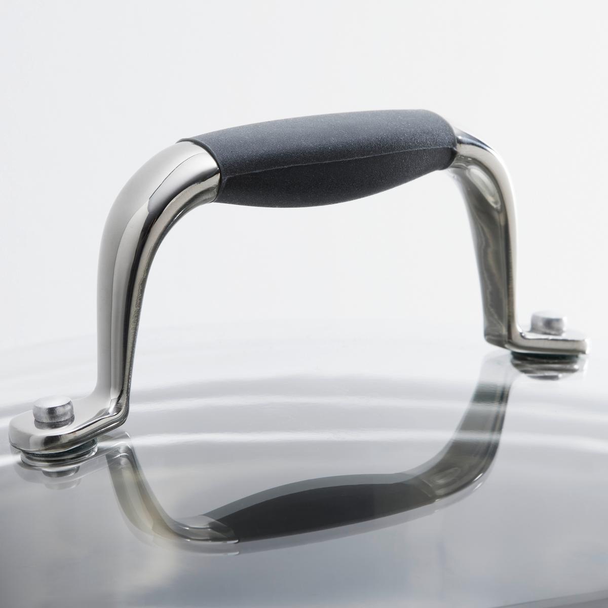 Sada hrnců EMILIAN 4-dílna sada - průhledné/čiré, Moderní, kov/sklo - ELO