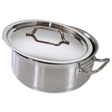 Berndorf Bratentopf Profi Line - Silberfarben, KONVENTIONELL, Metall (24/9,5cm) - Berndorf