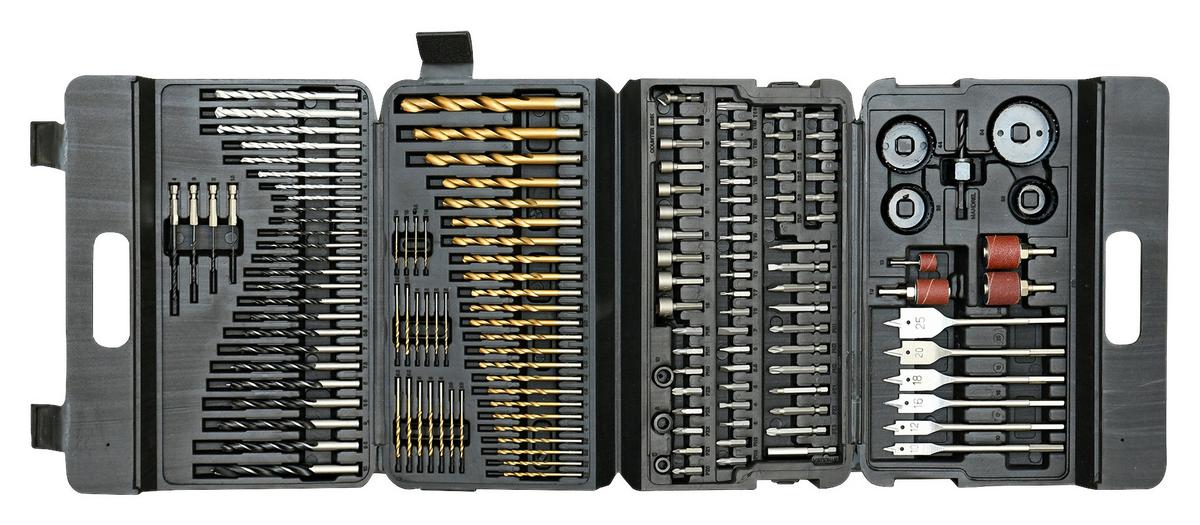 Bit-U. Bohrerset 149 -Teilig. - Silberfarben/Schwarz, KONVENTIONELL, Kunststoff/Metall (33/25/10cm) - Homezone