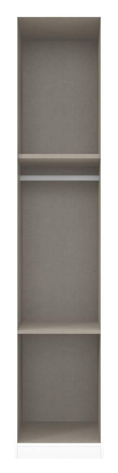 Drehtürenschrank mit Laden B: 47 cm Alabama, Weiß - Weiß, MODERN, Holzwerkstoff (47/229/54cm) - Rauch Möbel