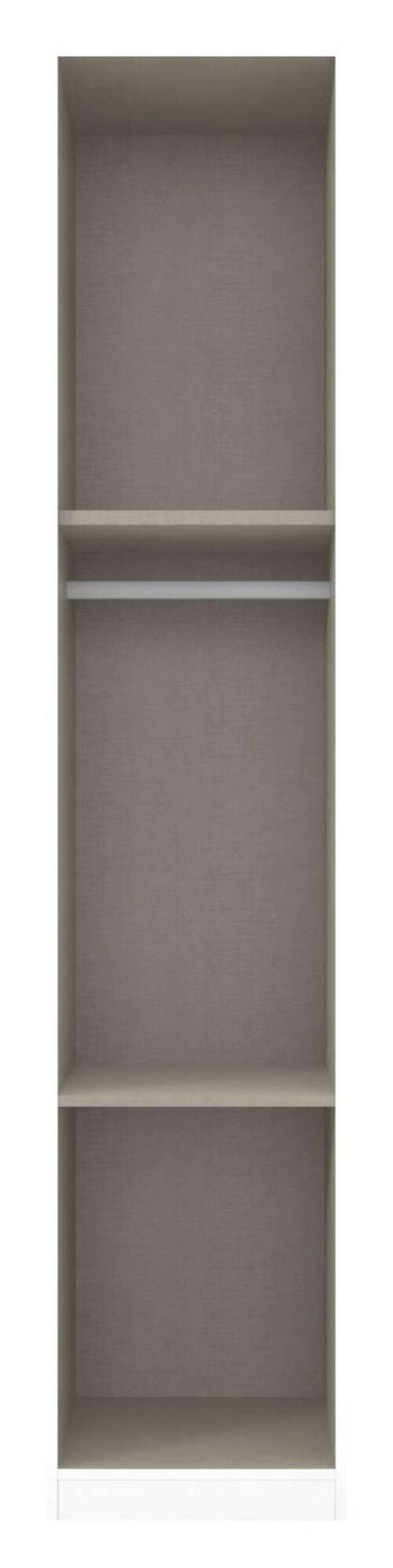 Drehtürenschrank mit Laden B: 47 cm Alabama, Weiß - Weiß, MODERN, Holzwerkstoff (47/229/54cm) - Rauch Möbel