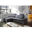 Wohnlandschaft Nalo Longchair Rec.2f - Dunkelgrau/Silberfarben, KONVENTIONELL, Holzwerkstoff/Textil (170/268cm) - Carryhome Wohnlandschaft Nalo Longchair Rec.2f - Dunkelgrau/Silberfarben, KONVENTIONELL, Holzwerkstoff/Textil (170/268cm) - Carryhome