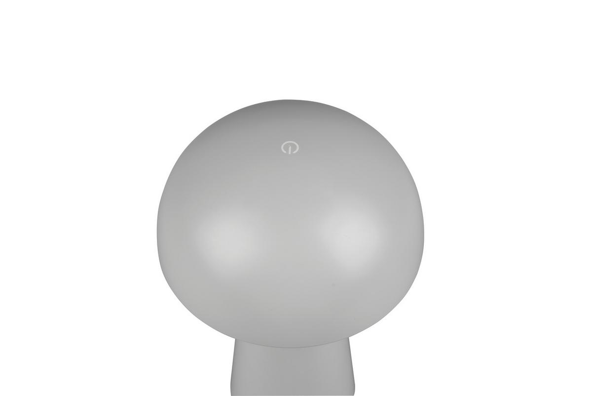 Akku-tischleuchte R52176177 Lennon - Grau, Design, Kunststoff (13,6/21,5cm)