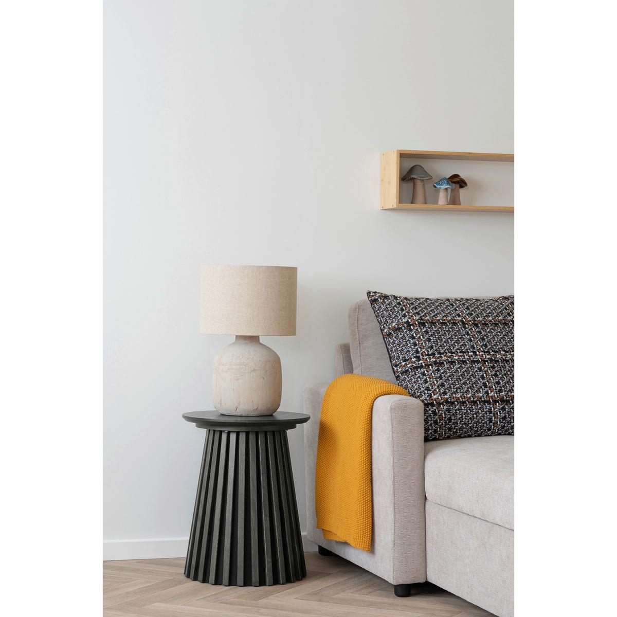 Beistelltisch Osaka Schwarz, L/b/h: 40x50x40cm - Schwarz, Basics, Holz/Holzwerkstoff (40/50/40cm)