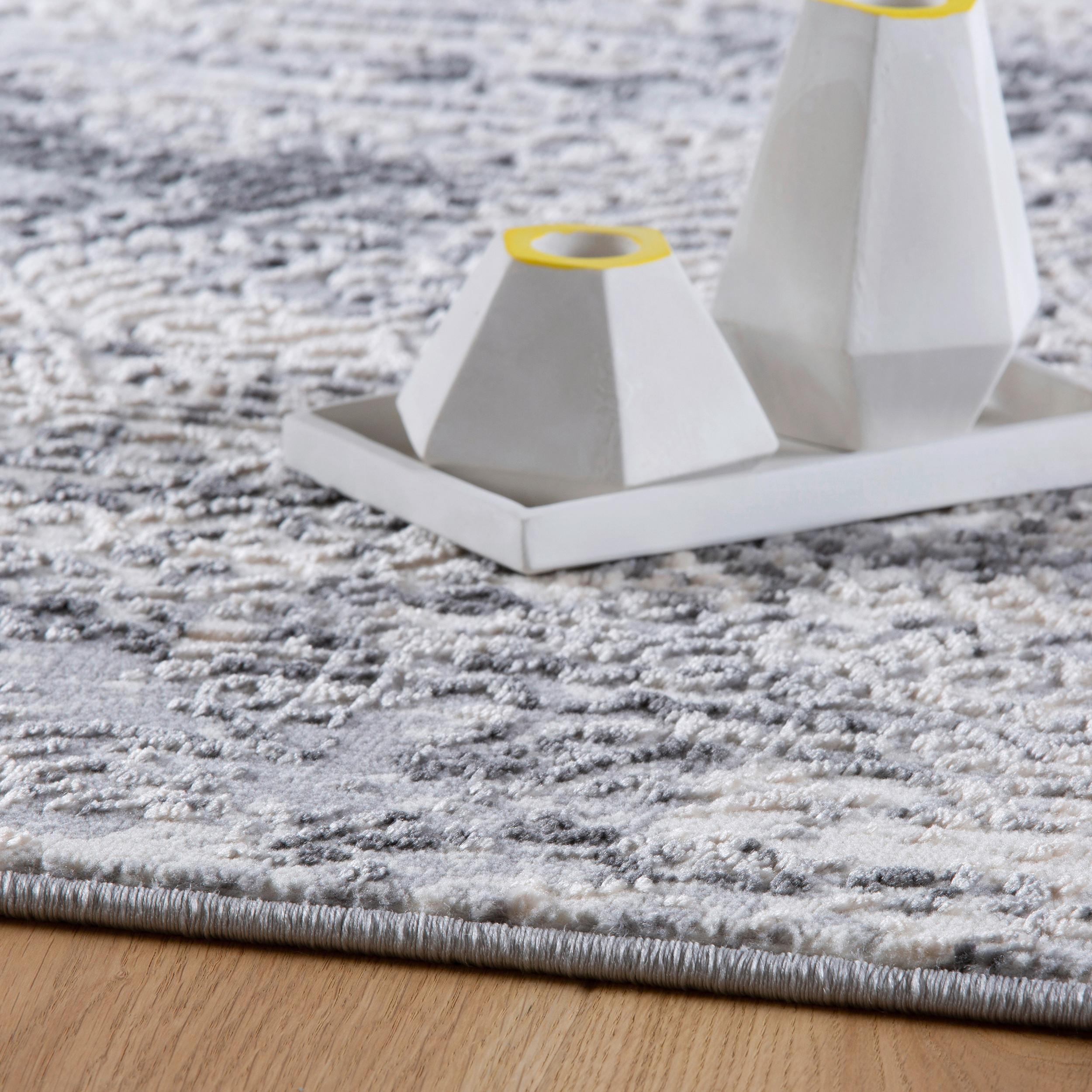 Webteppich My Salsa - Grau, Design, Textil (120/170cm) - Obsession