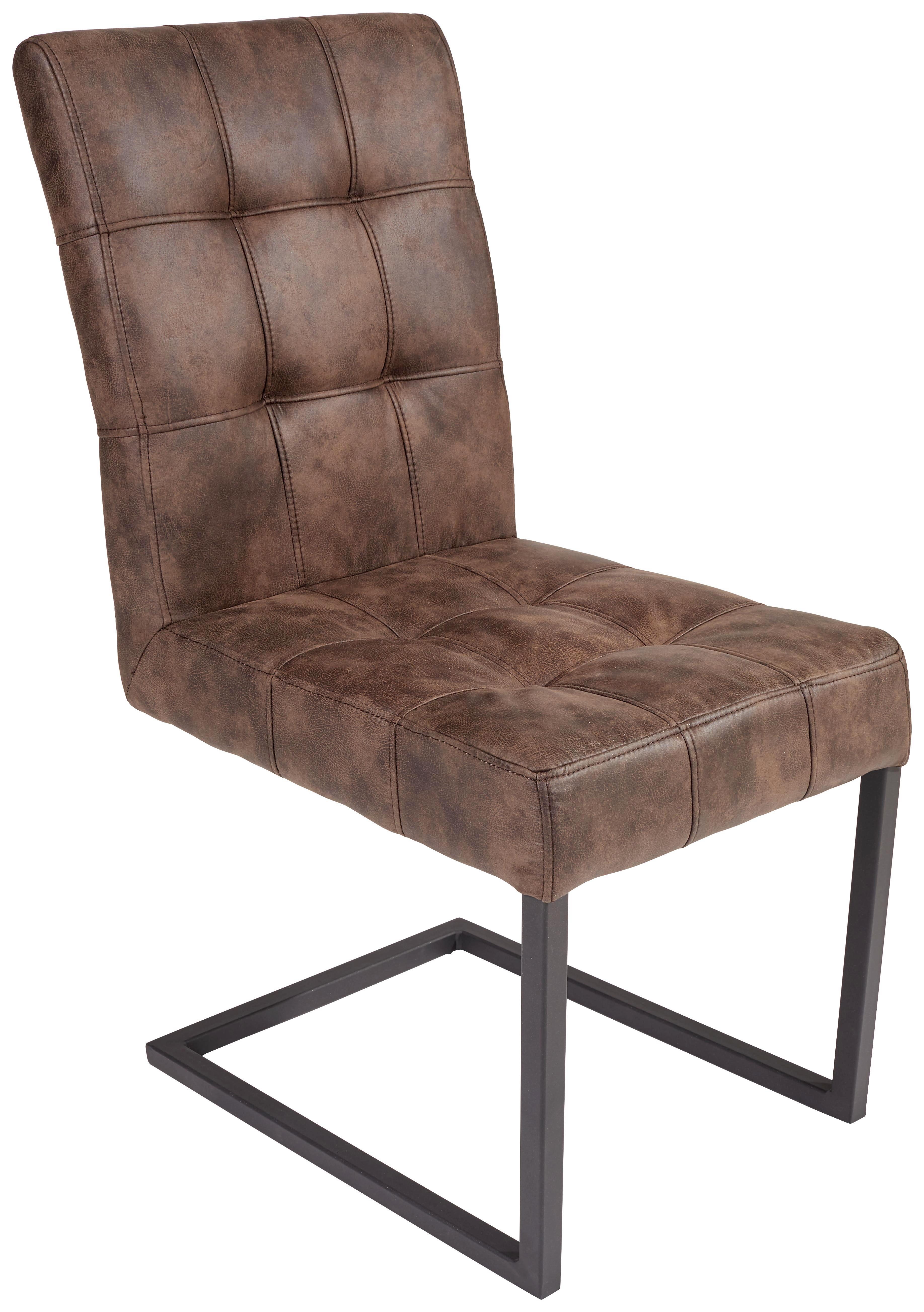 Sschwingstuhl gepolstert im Lederlook