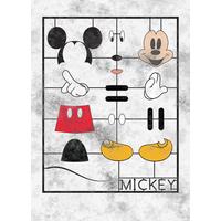 Fototapete Mickey Kit - Multicolor, Trend, Textil (200/280cm)