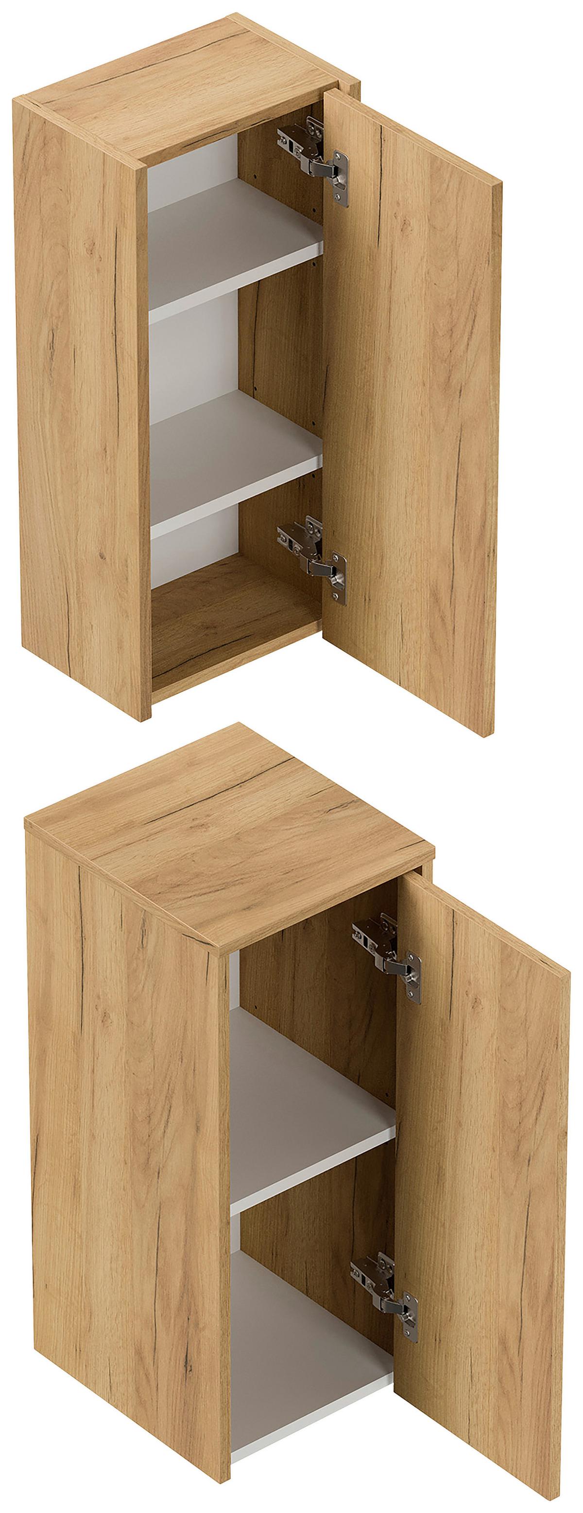 Hängeschrank Limes Eiche Dekor B: 30 cm - Eichefarben, MODERN, Holzwerkstoff (30/70,6/20cm) - MID.YOU