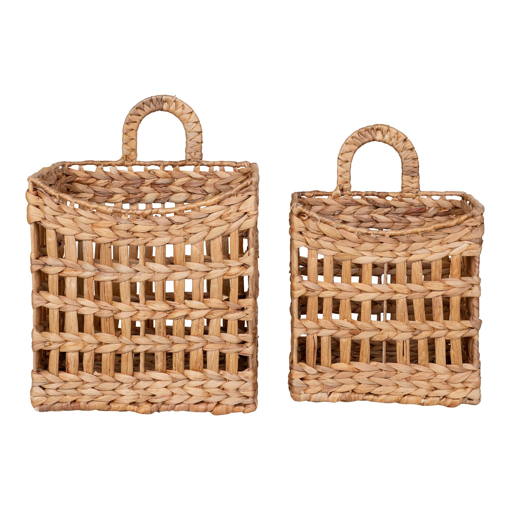 Korbset Cala Hellbraun 2-teilig - Hellbraun, Design, Holz
