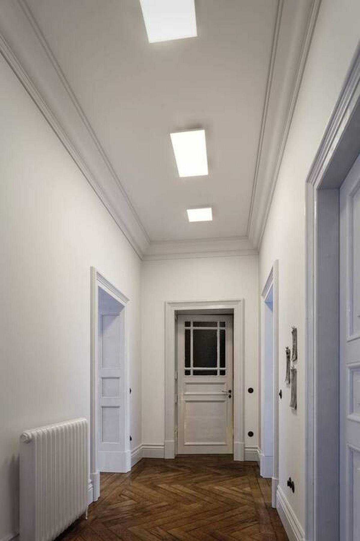LED-Paneel L: 59,5 cm 79819 - Weiß, Basics, Metall (59,5/5,0/59,5cm) - Paulmann
