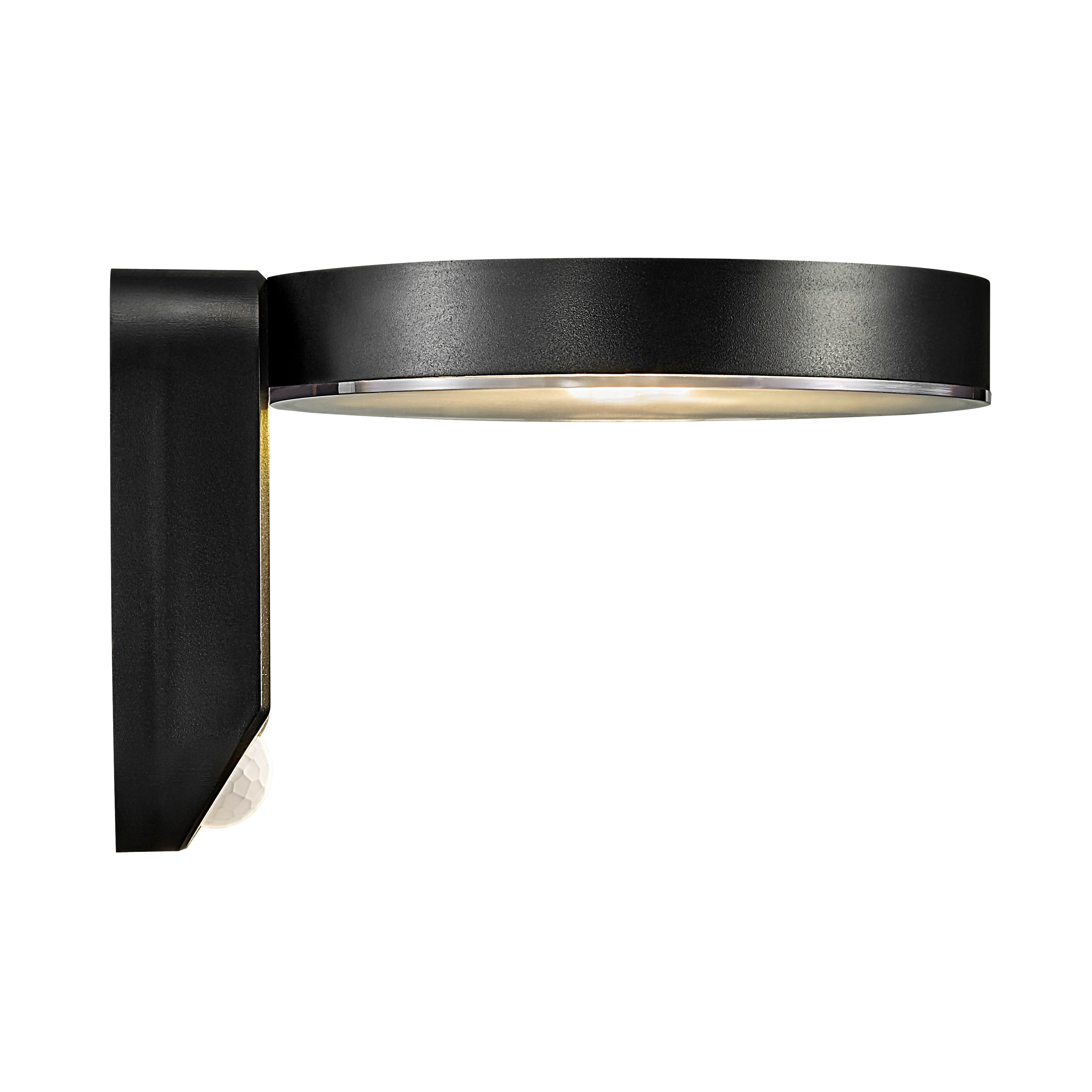 Solarleuchte Rica Schwarz D: 12 cm - Schwarz, Basics, Kunststoff (12/18cm) - Nordlux