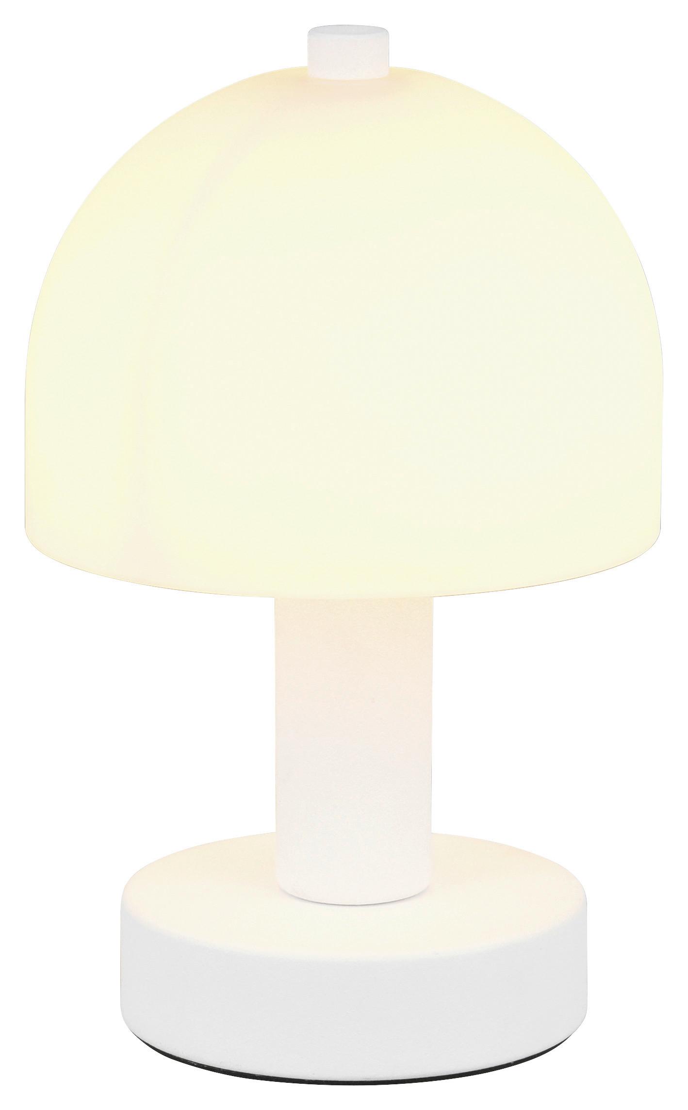 Tischleuchte MIO - Weiß, Basics, Glas/Metall (9/19cm) - James Wood