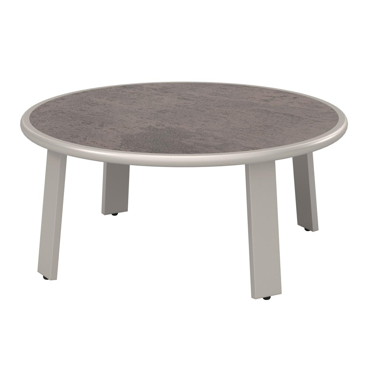 TERASOVÁ SEDACÍ SOUPRAVA MARINO - světle šedá/tmavě šedá, Moderní, kov/textil (153/81/76cm) - Bessagi Garden