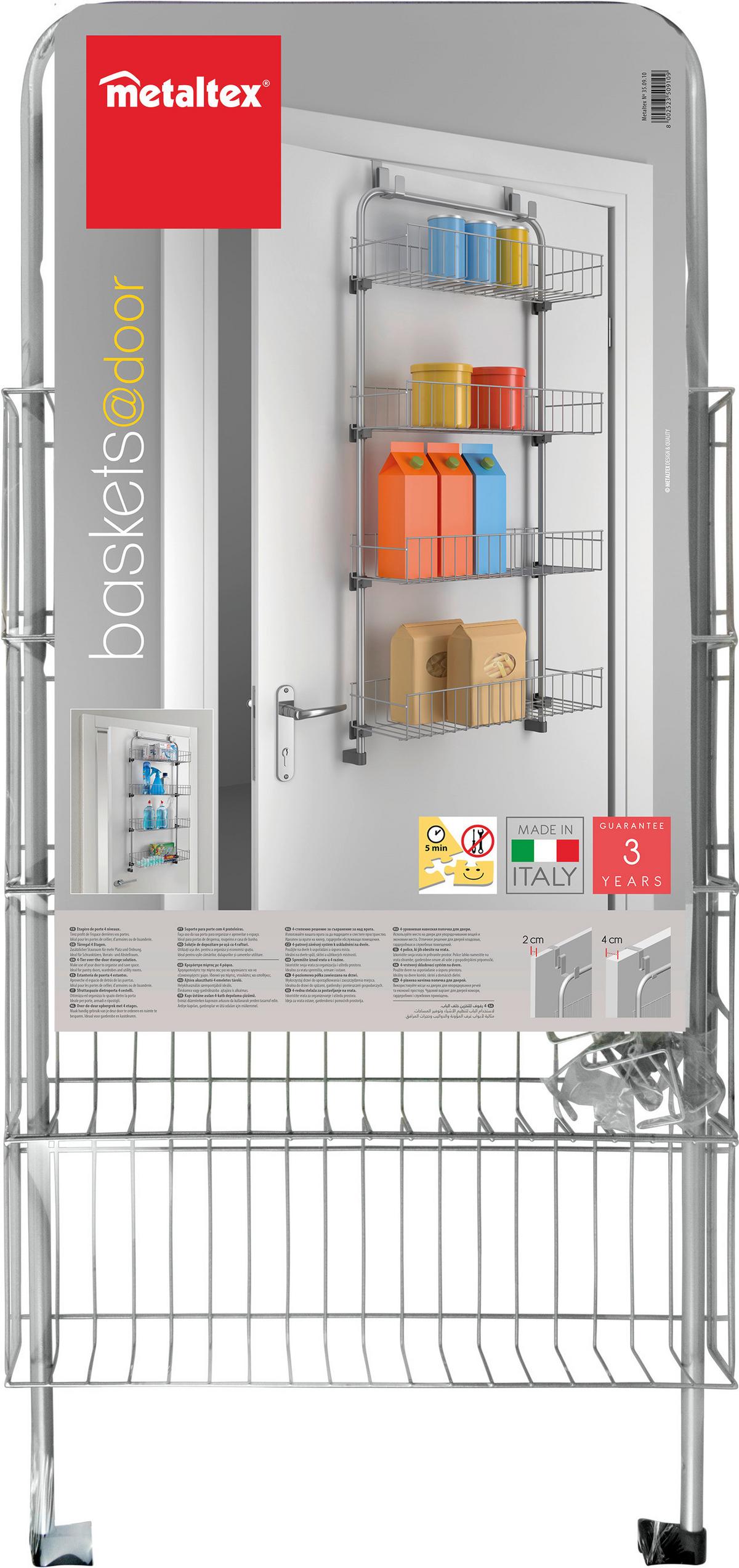 Tárolópolc Ajtóra Basket Door - Konventionell (45/103/17cm)