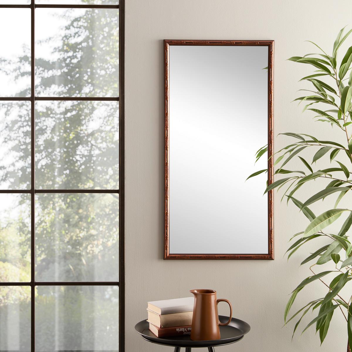 Spiegel Lubny II Kupfer Kupferfarben BxH: 90x46 cm - Kupferfarben, MODERN, Glas/Kunststoff (90/46cm)