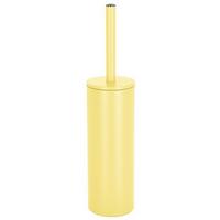 Wc-bürstengarnitur Akira Stehend Metall - Hellgelb, Basics, Metall (9,5/40cm)