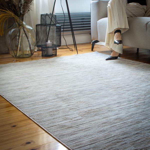 Flachwebteppich My Everest 425 - Creme, Basics, Textil (60/110cm) - Obsession