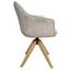 Drehstuhl Belluno Greige - Greige/Eichefarben, MODERN, Holz/Textil (60/88/57,5cm) - Luca Bessoni