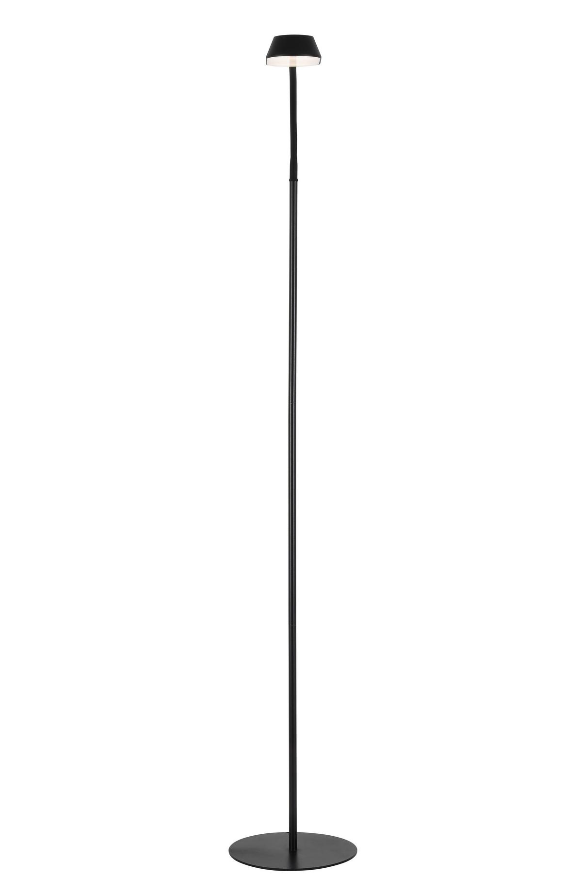 Stojacia LED lampa TOPO, P/V: 23/152cm - čierna, Modern, kov/plast (23/152cm) - Modern Living