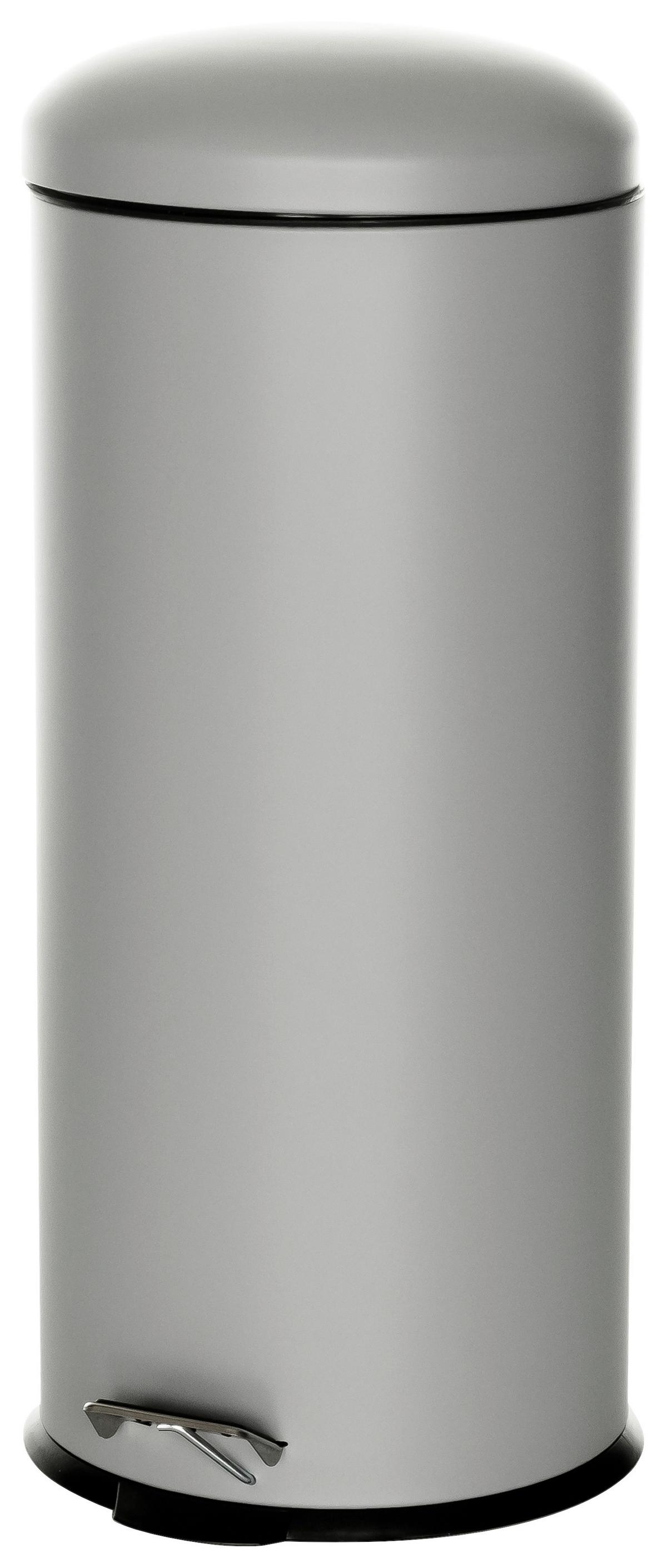 Abfallsammler Clean Viii - Schwarz/Grau, Basics, Kunststoff/Metall (30/69/30cm) - MID.YOU