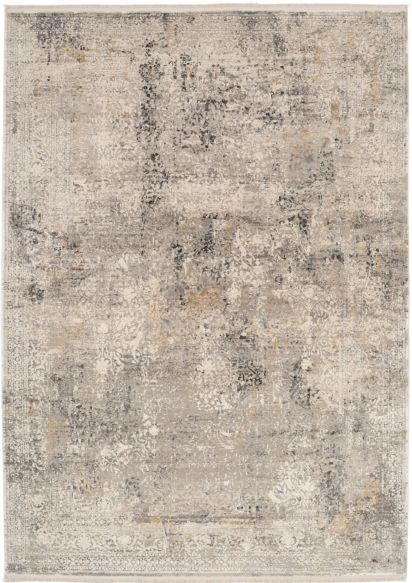 Webteppich Avignon Grau 160x230 cm - Dunkelgrau/Hellgrau, Design, Textil (160/230cm) - Dieter Knoll