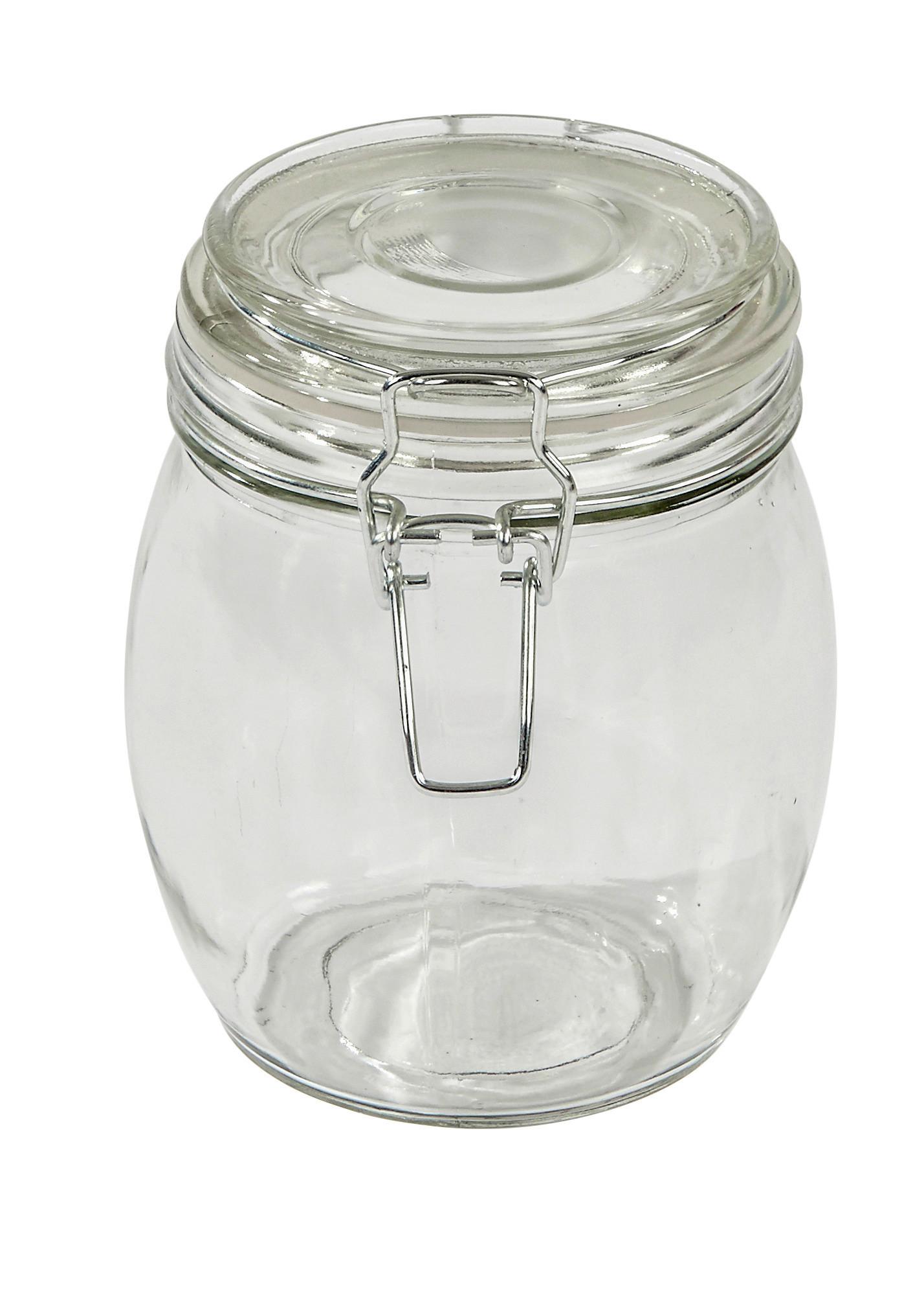 Einmachglas Ilonka Ca. 0,8 L, Mit Bügelverschluss - KONVENTIONELL (11/14cm) - Luca Bessoni