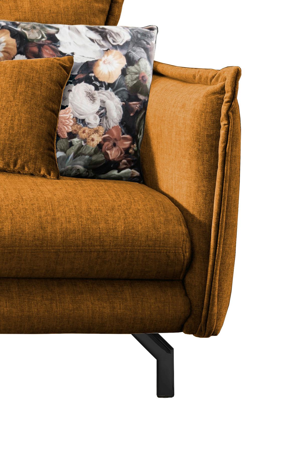 Ecksofa Lava Gelb S: 180/255 Cm - Gelb/Multicolor, MODERN, Textil (180/255cm) - Livetastic