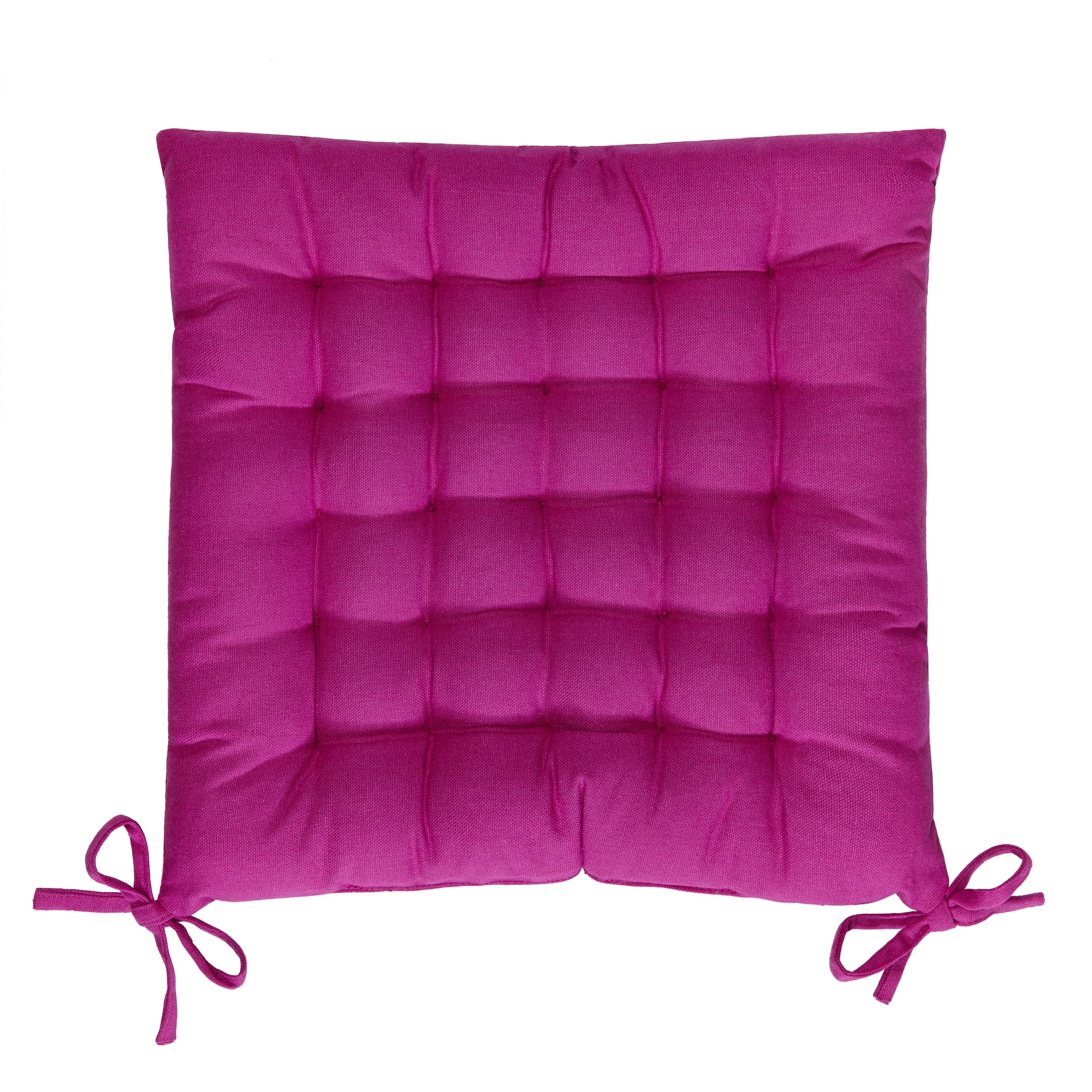 PODSEDÁK Anke - pink, textil (40/40cm) - Modern Living