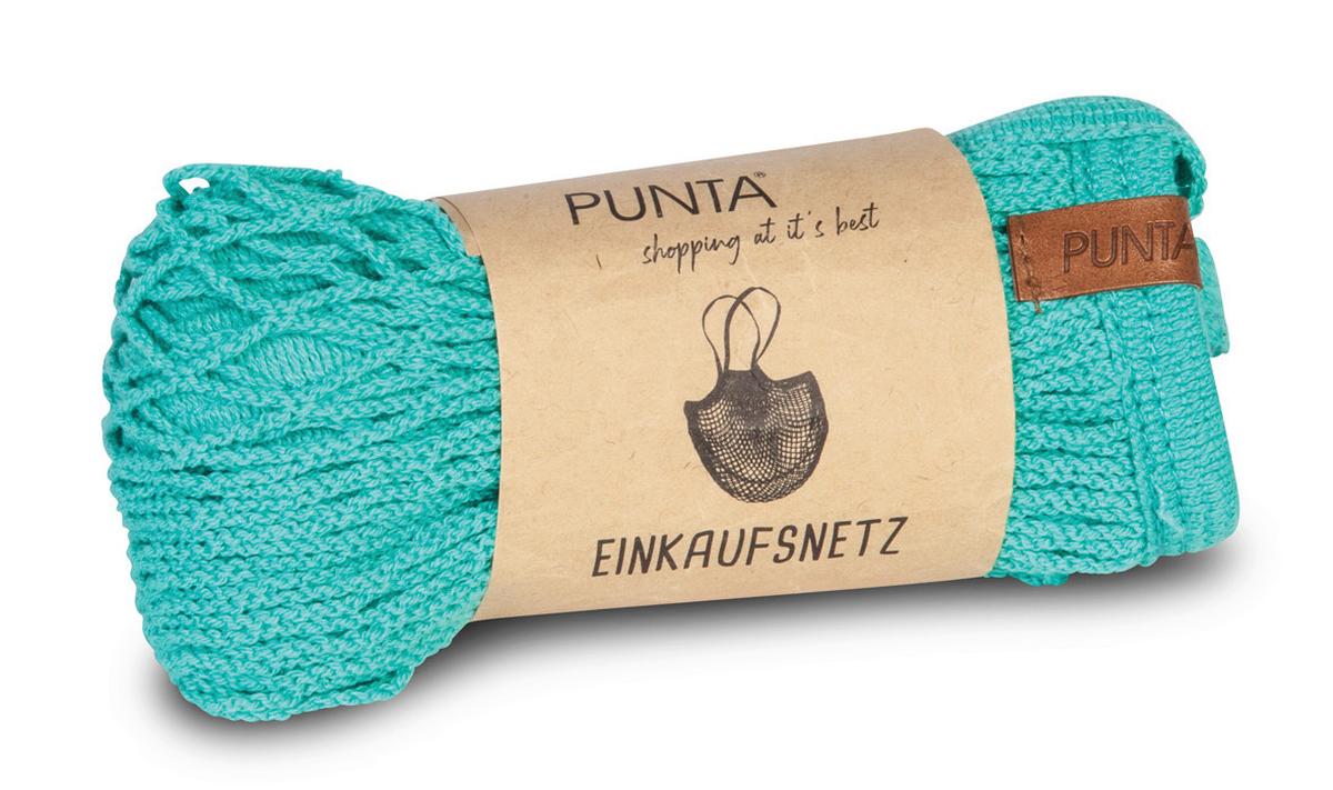 NÁKUPNÁ TAŠKA PUNTA - modrá/čierna, Konventionell, textil (32/38cm) - Zandiara