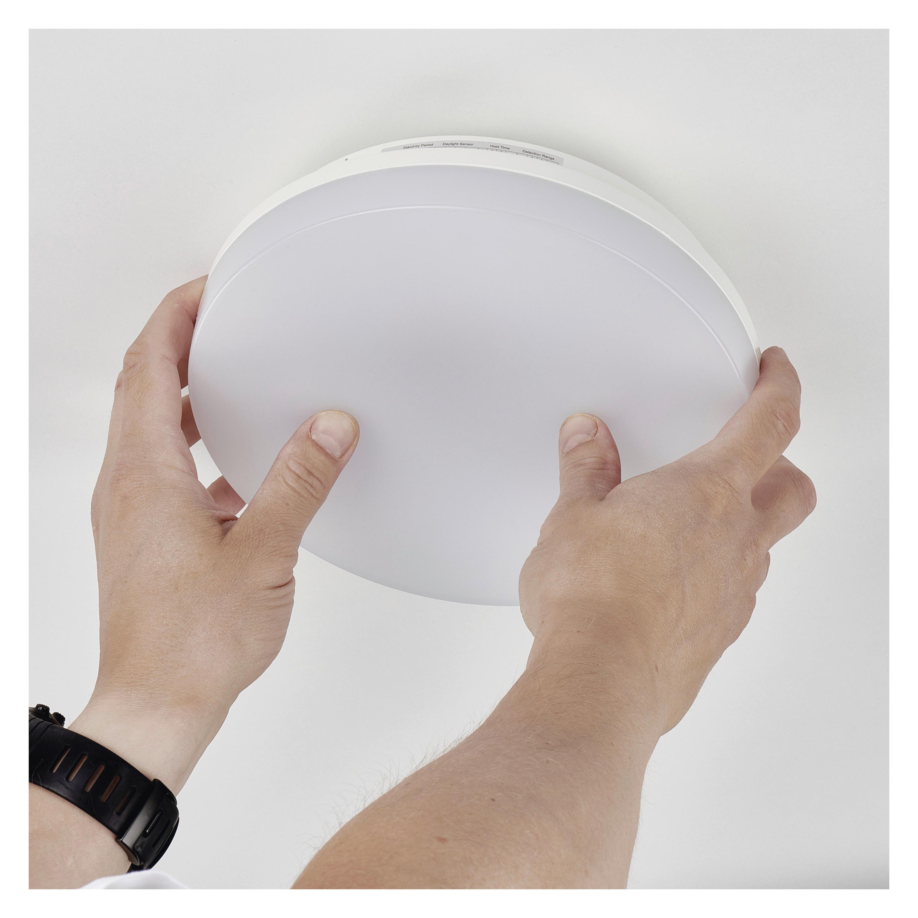 STROPNÉ LED SVIETIDLO TORI - biela, Basics, plast (22/22/5.3cm)