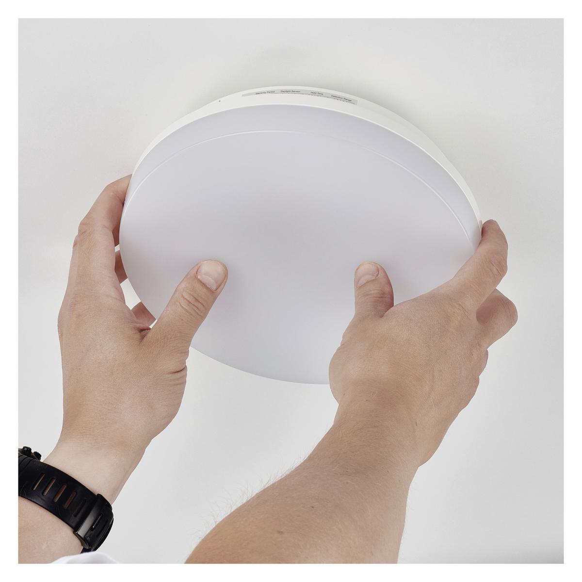 STROPNÉ LED SVIETIDLO TORI - biela, Basics, plast (22/22/5.3cm)