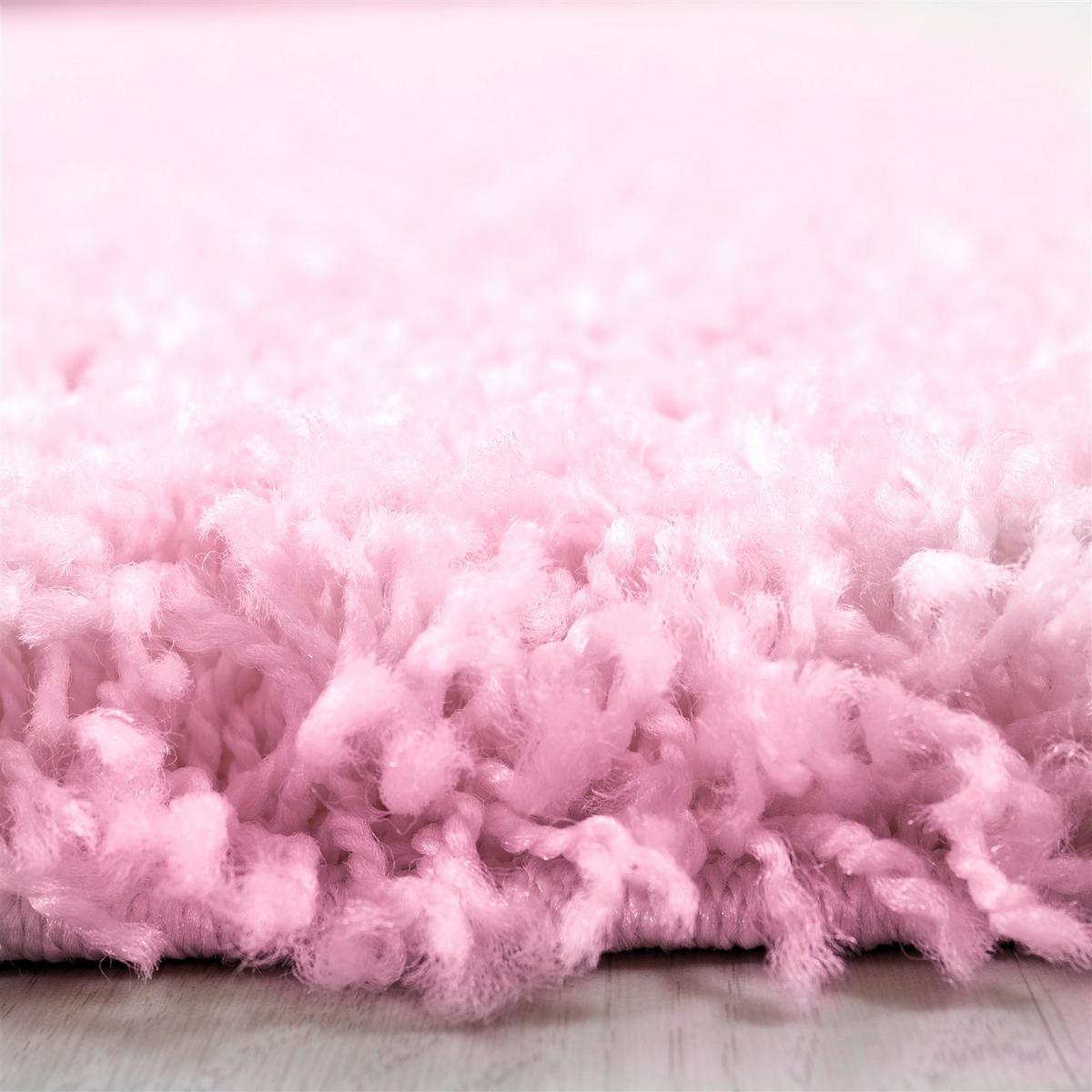 Hochflorteppich Life - Rosa, KONVENTIONELL, Textil (200/200cm) - Novel